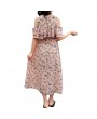 Floral Girls Off Shoulder Chiffon Dress For 6-15Y