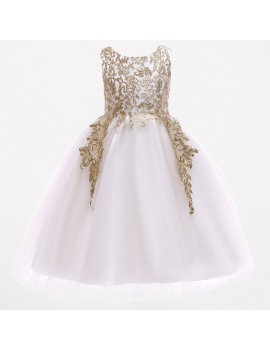 Flower Girls Dresses Kids Wedding Tulle Dress For 3Y-13Y