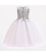 Flower Girls Dresses Kids Wedding Tulle Dress For 3Y-13Y