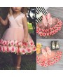 Flower Girls Dresses Kids Backless Bow-Knot Princess Dress For 3-13Y