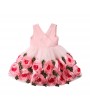 Flower Girls Dresses Kids Backless Bow-Knot Princess Dress For 3-13Y