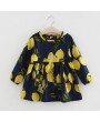 Flower Girls Dresses Long Sleeve A Line Casual Dress For 3Y-11Y