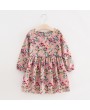 Flower Girls Dresses Long Sleeve A Line Casual Dress For 3Y-11Y