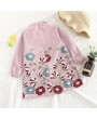 Vintage Chinese Style Girls Flower Embroidery Dress For 2-9Y