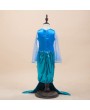 Girls Mermaid Tail Cosplay Halloween Party Costume For 4Y-13Y