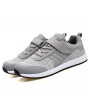 Men Knitted Breathable Light Weight Hook Loop Wlaking Shoes