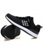 Men Knitted Breathable Light Weight Hook Loop Wlaking Shoes