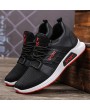 Men Mesh Breathable Lace Up Soft Sole Sport Running Sneakers