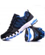 DELOCRD Big Size Mens Mesh Color Match Breathable Sport Running Sneakers