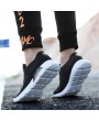 Men Mesh Elastic Slip On Soft Running Sneakers Casual Walking Shoes