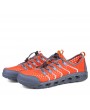 Men Bungee Closure Mesh Textile Quick Drying Upstream Shoes