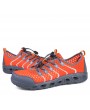 Men Bungee Closure Mesh Textile Quick Drying Upstream Shoes