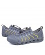 Men Bungee Closure Mesh Textile Quick Drying Upstream Shoes