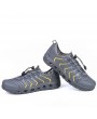 Men Bungee Closure Mesh Textile Quick Drying Upstream Shoes