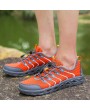 Men Bungee Closure Mesh Textile Quick Drying Upstream Shoes