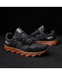 Men Fabric Splicing Breathable Slip Resistant Sport Casual Running Sneakers