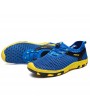 Men Lycra Mesh Bungee Closure Water Friendly Outdoor Casaul Shoes