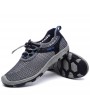 Men Lycra Mesh Bungee Closure Water Friendly Outdoor Casaul Shoes