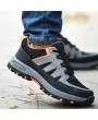 Men Steel Cap Toe Anti Smashing Puncture Proof Safety Shoes