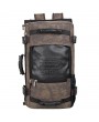 Canvas Backpack Multi-functional Large Capacity Casual Travel Single-shoulder Clutch Bag For Men