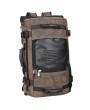 Canvas Backpack Multi-functional Large Capacity Casual Travel Single-shoulder Clutch Bag For Men