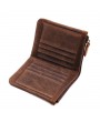 Canvas Vintage Wallet Bifold 8 Card Slot Coin Purse For Men