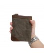 Canvas Vintage Wallet Bifold 8 Card Slot Coin Purse For Men