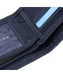 6 Card Holders Vintage Stitching Denim Coin Bag Casual Wallet For Men