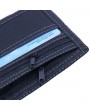 6 Card Holders Vintage Stitching Denim Coin Bag Casual Wallet For Men