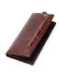 Men RFID Anti-magnetic Genuine Leather Long Wallet Card Holder Phone Bag