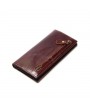 Men RFID Anti-magnetic Genuine Leather Long Wallet Card Holder Phone Bag