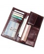 Men RFID Anti-magnetic Genuine Leather Long Wallet Card Holder Phone Bag