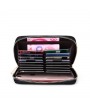 Men Faux Leather Solid Multi-slots Card Holder Wallet