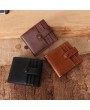 RFID Antimagnetic Genuine Leather 12 Card Slots Wallet Card Holder For Men