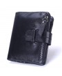 Genuine Leather Wallet 6 Card Slots Card Holder Cowhide Coin Purse For Women Men