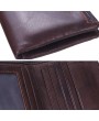 Genuine Leather Wallet 6 Card Slots Card Holder Cowhide Coin Purse For Women Men