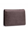 Men Genuine Leather Short Wallet Coin Purse 2 Card Slot Card Holder