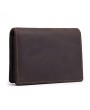 Men Genuine Leather Short Wallet Coin Purse 2 Card Slot Card Holder