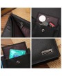 Vintage Genuine Leather 10 Card Slots Driver License Holder Trifold Wallet For Men