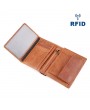 Men Genuine Leather RFID Anti-magnetic Vintage Outdoor Casual 20 Card Slots Wallet