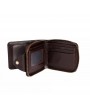 Vintage Genuine Leather Business Casual Multi-slots Trifold Wallet For Men