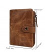 Genuine Leather Wallet Vintage Leisure Coin Bag Card Holder For Men