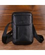 Genuine Leather Multi-functional 6/7 Inches Phone Bag Waist Bag Crossbody Bag For Men