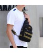 Men Leisure Waterproof Outdoor Sport Chest Bag Crossbody Bag