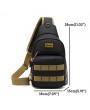 Men Leisure Waterproof Outdoor Sport Chest Bag Crossbody Bag