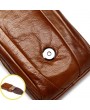 Genuine Leather Waist Bag Crocodile Pattern Crossbody Bag Phone Bag For Men