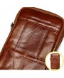 Genuine Leather Waist Bag Crocodile Pattern Crossbody Bag Phone Bag For Men