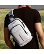 Large Capacity Business Casual USB Charging Port Sling Bag Chest Bag Crossbody Bag For Men