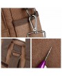 Vintage Canvas Multi-functional Handbag Crossbody Bag Backpack For Men