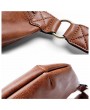 Vintage PU Leather Casual Sling Bag Waist Bag Crossbody Bag For Men